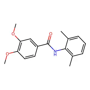 N-(2,6-dimethylphenyl)-3,4-dimethoxybenzamide structure