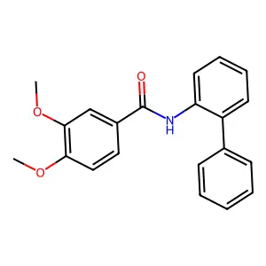 3,4-dimethoxy-N-(2-phenylphenyl)benzamide structure