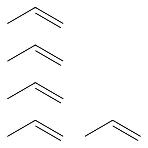 1-Propene, pentamer structure