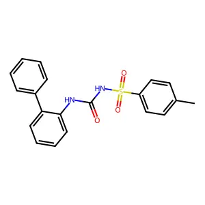 1-(4-Methylphenyl)sulfonyl-3-(2-phenylphenyl)urea structure