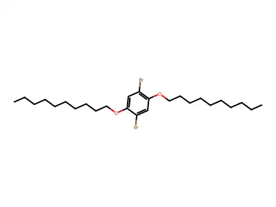 1,4-Dibromo-2,5-bis(decyloxy)benzene structure