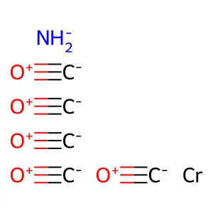 Chromium, amminepentacarbonyl- structure
