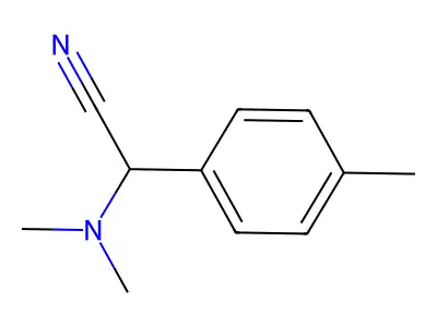 2-(Dimethylamino)-2-(4-methylphenyl)acetonitrile structure