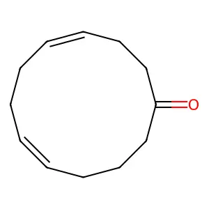 4,8-Cyclododecadien-1-one structure