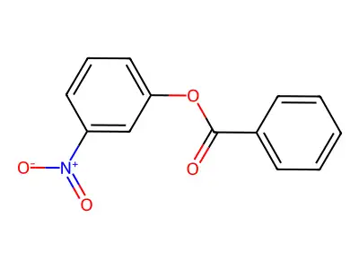 Benzoic acid, 3-nitrophenyl ester structure