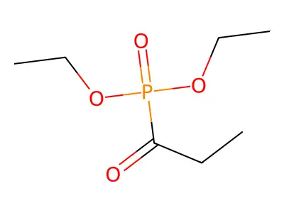 Propionylphosphonic Acid Diethyl Ester structure