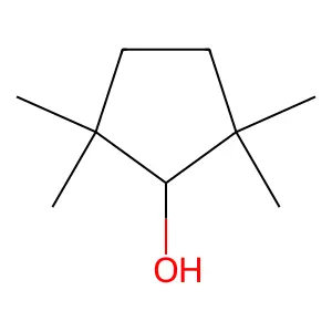 2,2,5,5-Tetramethylcyclopentan-1-ol structure