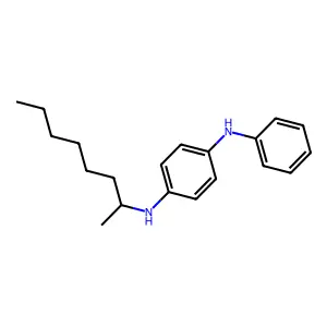 N-(1-甲基庚基)-N'-苯基对苯二胺 structure