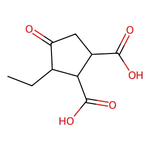 3-乙基-4-氧代环戊烷-1,2-二甲酸 structure