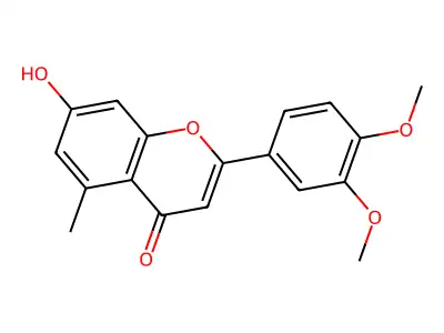 2-(3,4-Dimethoxyphenyl)-7-hydroxy-5-methyl-4H-chromen-4-one structure