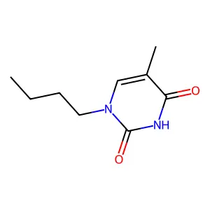 1-Butyl-5-methyl-2,4(1H,3H)-pyrimidinedione structure