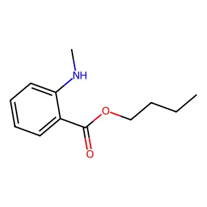 Butyl 2-(methylamino)benzoate structure