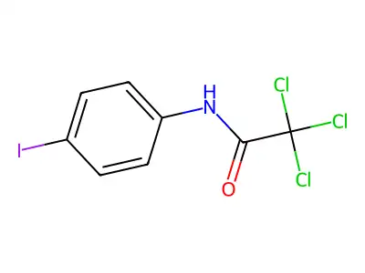 N-(4-Iodophenyl)-2,2,2-trichloroacetamide structure