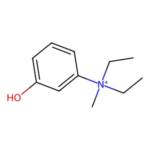 3-Hydroxyphenyl diethylmethylammonium structure