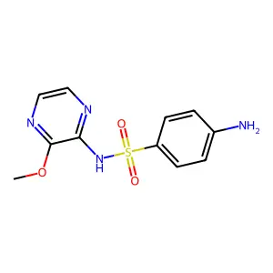 磺胺林 structure