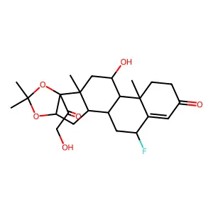 氟氢缩松 structure