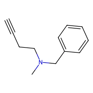 Benzyl-but-3-ynyl-methyl-amine structure