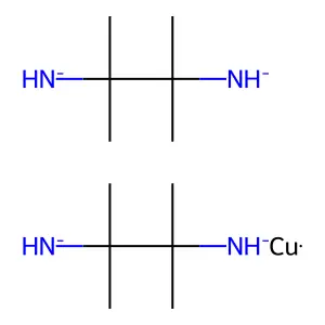 Bis((3-azanidyl-2,3-dimethylbutan-2-yl)azanide);copper structure