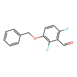 2,6-二氟-3-(苄氧基)苯甲醛 structure
