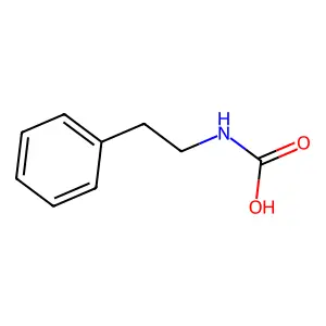 苯乙基氨基甲酸 structure