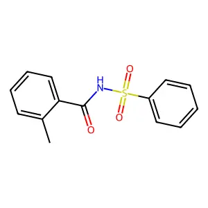 N-(苯磺酰基)-2-甲基苯甲酰胺 structure