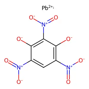 收敛酸铅 structure