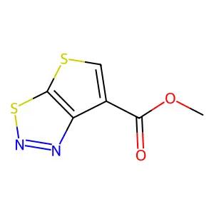 Methyl thieno[3,2-d]thiadiazole-6-carboxylate structure