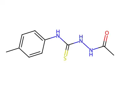 1-Acetyl-4-(4-tolyl)thiosemicarbazide structure