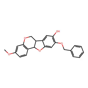 Pterocarpan 9BzO analog structure