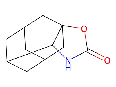 2-Oxa-4-azatetracyclo[6.3.1.16,10.01,5]tridecan-3-one structure