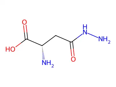 2-氨基-3-肼基羰基丙酸 structure