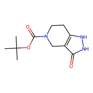 tert-Butyl 3-hydroxy-1,4,6,7-tetrahydropyrazolo[4,3-c]pyridine-5-carboxylate structure