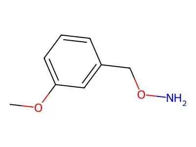 O-[(3-methoxyphenyl)methyl]hydroxylamine structure