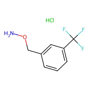 O-((3-(Trifluoromethyl)phenyl)methyl)hydroxylamine--hydrogen chloride (1/1) structure