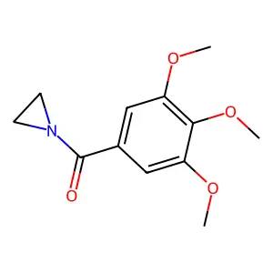 Aziridin-1-yl-(3,4,5-trimethoxyphenyl)methanone structure