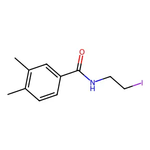 N-(2-碘乙基)-3,4-二甲基苯甲酰胺 structure