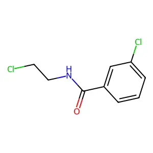 3-氯-N-(2-氯乙基)苯甲酰胺 structure