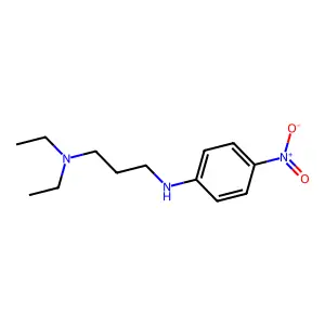 N1,N1-Diethyl-N3-(4-nitrophenyl)-1,3-propanediamine structure