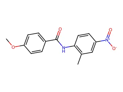 4-methoxy-N-(2-methyl-4-nitrophenyl)benzamide structure