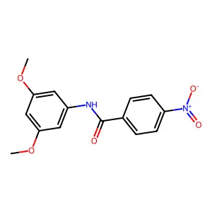 N-(3,5-dimethoxyphenyl)-4-nitrobenzamide structure