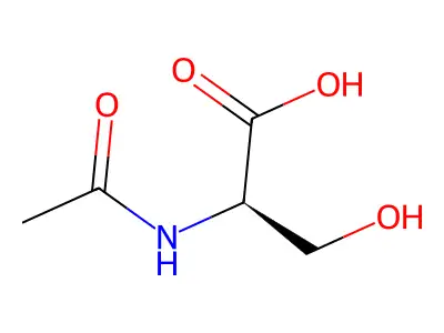 N-Acetyl-DL-serine structure