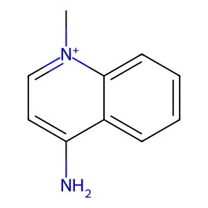 4-Amino-1-methylquinolinium structure