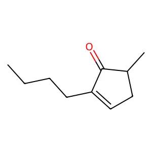 2-丁基-5-甲基环戊-2-烯-1-酮 structure