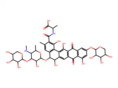 11-O-xylosylpradimicin H structure