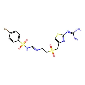 乙溴替丁S,S-二氧化物 structure