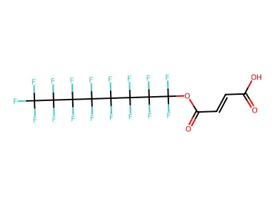 4-[(Heptadecafluorooctyl)oxy]-4-oxobut-2-enoic acid structure