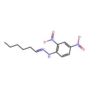 1-(2,4-Dinitrophenyl)-2-hexylidenehydrazine structure