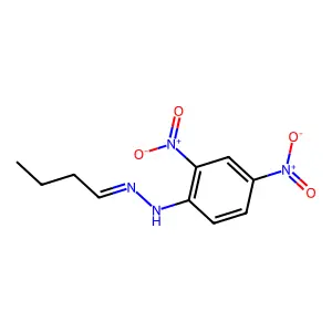 丁醛2,4-二硝基苯腙 structure