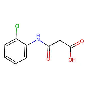 3-(2-氯anilino)-3-氧代丙酸 酸 structure