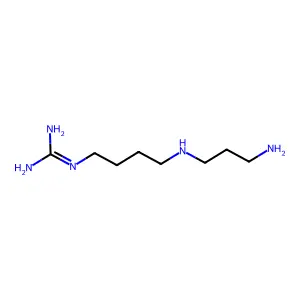 1-(4-((3-Aminopropyl)amino)butyl)guanidine structure